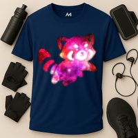 Funny Cute Space Galaxy Red Panda Performance Shirt