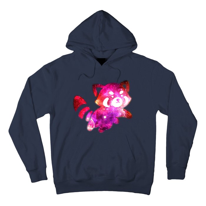 Funny Cute Space Galaxy Red Panda Hoodie