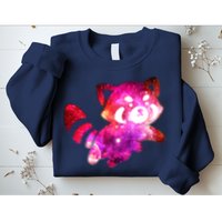 Funny Cute Space Galaxy Red Panda Sweatshirt