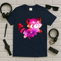 Funny Cute Space Galaxy Red Panda T-Shirt