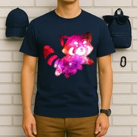 Funny Cute Space Galaxy Red Panda T-Shirt