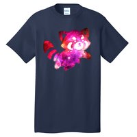 Funny Cute Space Galaxy Red Panda Tall T-Shirt