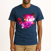 Funny Cute Space Galaxy Red Panda Tall T-Shirt
