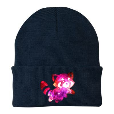 Funny Cute Space Galaxy Red Panda Knit Cap Winter Beanie