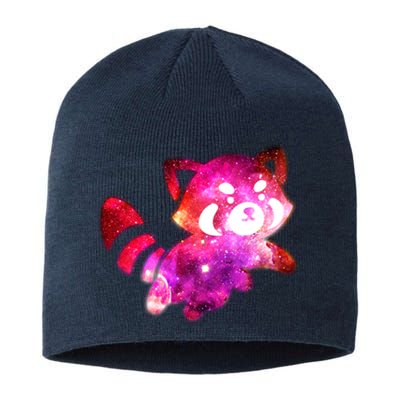 Funny Cute Space Galaxy Red Panda Sustainable Beanie