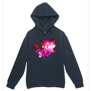 Funny Cute Space Galaxy Red Panda Urban Pullover Hoodie