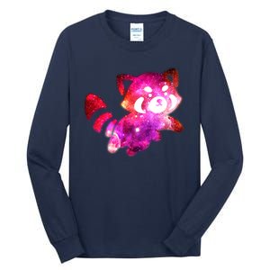 Funny Cute Space Galaxy Red Panda Tall Long Sleeve T-Shirt