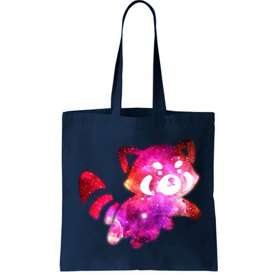 Funny Cute Space Galaxy Red Panda Bag