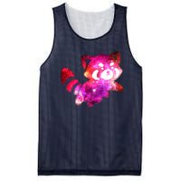 Funny Cute Space Galaxy Red Panda Mesh Reversible Basketball Jersey Tank