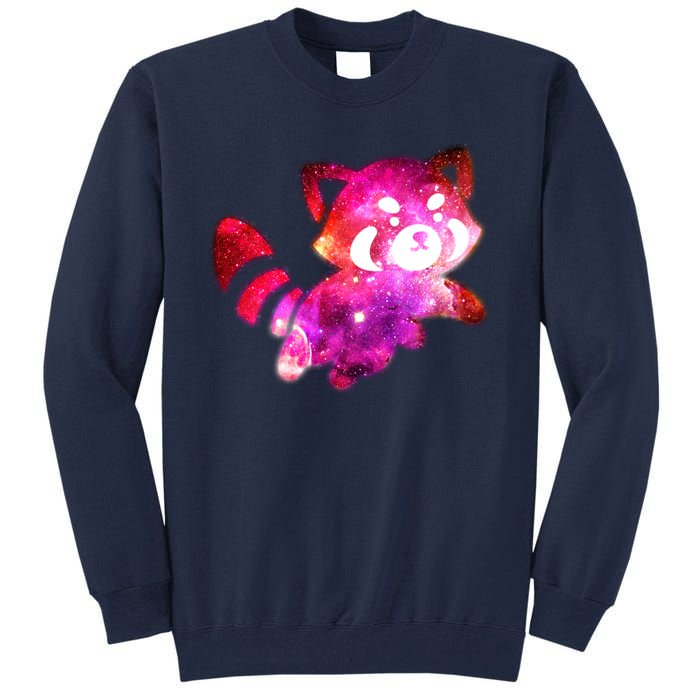 Funny Cute Space Galaxy Red Panda Tall Sweatshirt