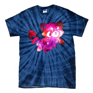 Funny Cute Space Galaxy Red Panda Tie-Dye T-Shirt