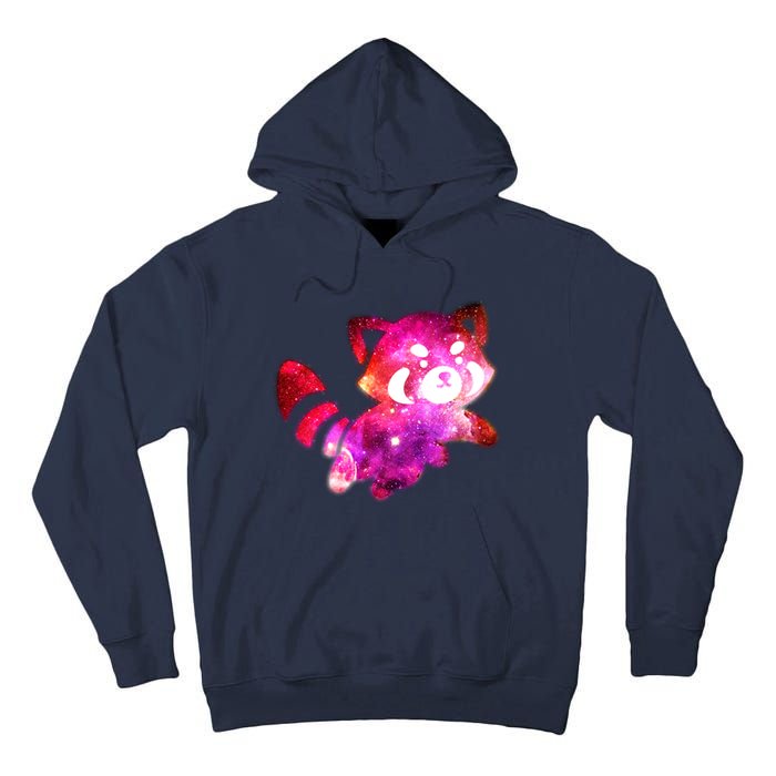 Funny Cute Space Galaxy Red Panda Tall Hoodie