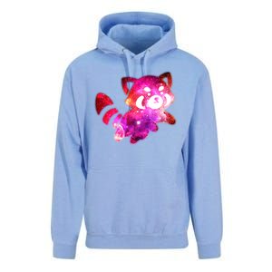 Funny Cute Space Galaxy Red Panda Unisex Surf Hoodie