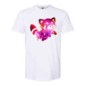 Funny Cute Space Galaxy Red Panda Softstyle CVC T-Shirt