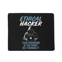 Funny Cyber Security Ethical Hacker Your Password Is Too Mousepad