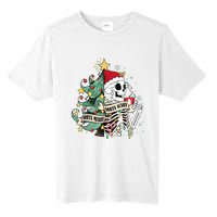 Funny Christmas Skeleton Sorta Merry Sorta Scary Feral Xmas Tall Fusion ChromaSoft Performance T-Shirt