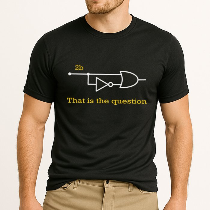 Funny Computer Science To Be Or Not 2b Cooling Performance Crew T-Shirt