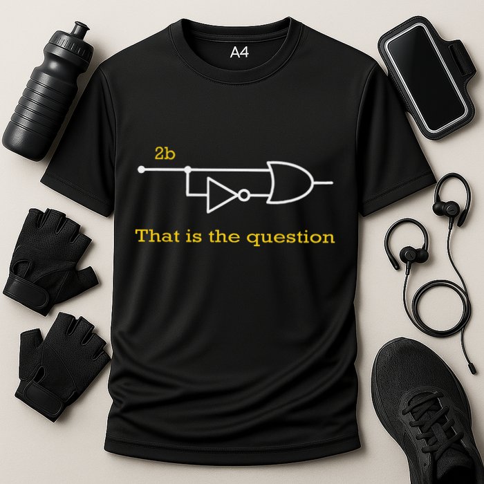 Funny Computer Science To Be Or Not 2b Cooling Performance Crew T-Shirt