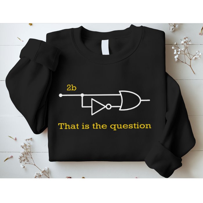 Funny Computer Science To Be Or Not 2b Sweatshirt