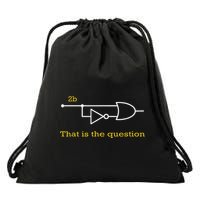 Funny Computer Science To Be Or Not 2b Drawstring Bag