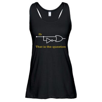 Funny Computer Science To Be Or Not 2b Ladies Essential Flowy Tank