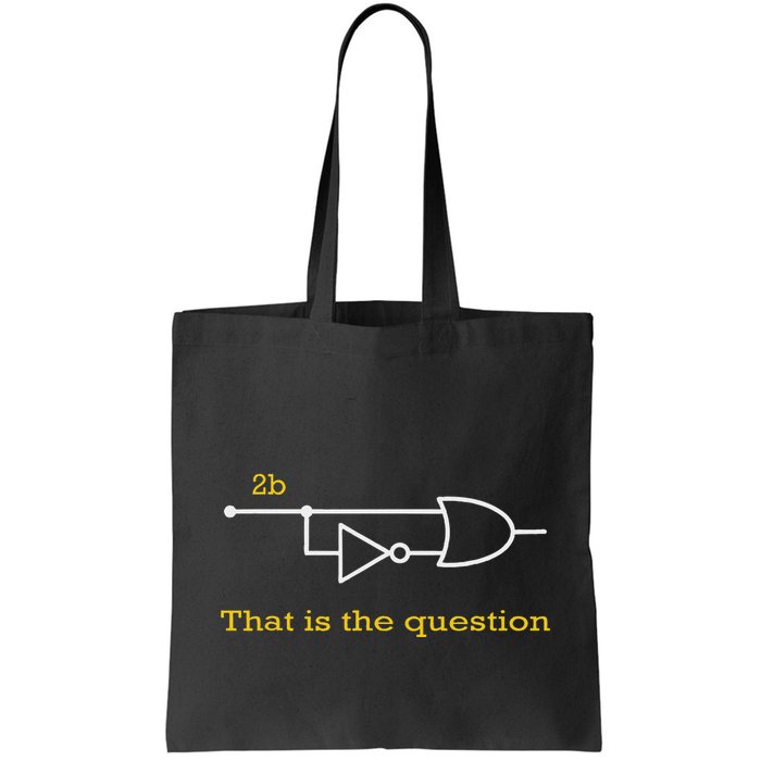 Funny Computer Science To Be Or Not 2b Tote Bag