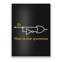 Funny Computer Science To Be Or Not 2b Poster