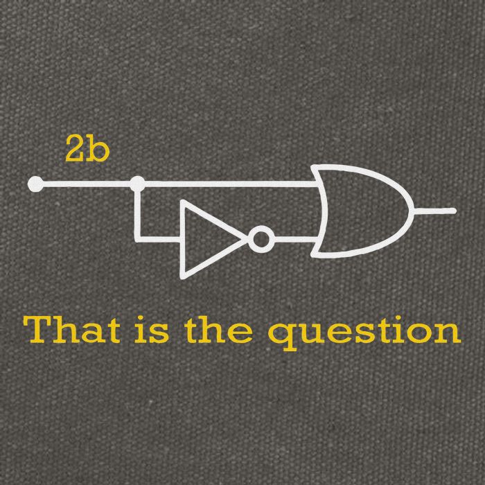 Funny Computer Science To Be Or Not 2b Cotton Canvas Backpack