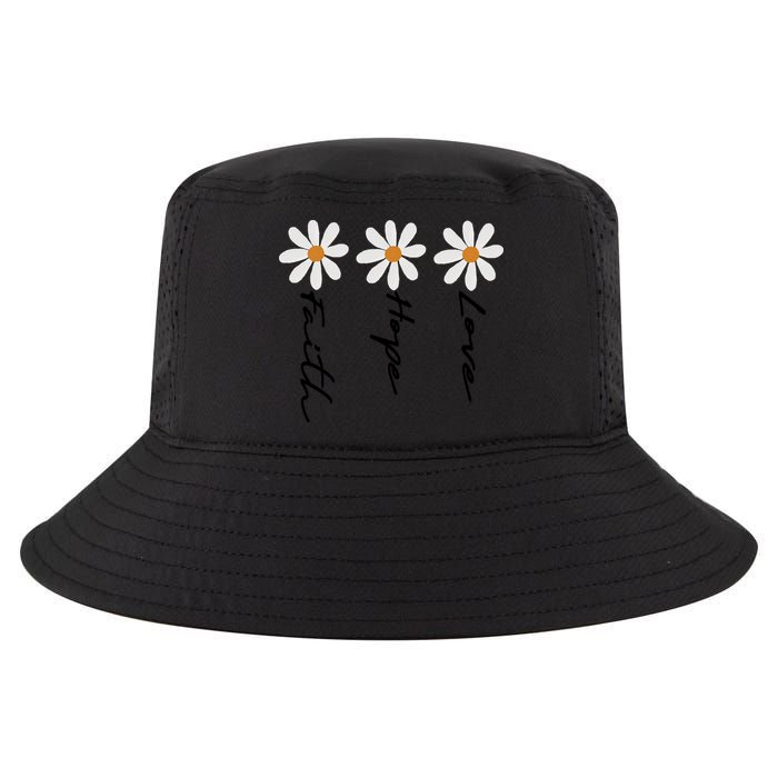 Faith Cross Sublimation Cool Comfort Performance Bucket Hat