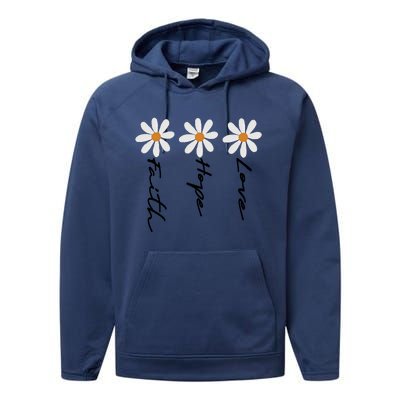 Faith Cross Sublimation Performance Fleece Hoodie