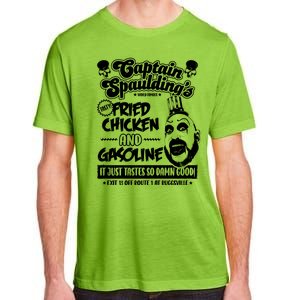 Funny Captain Spaulding's Fried Chicken And Gasoline Adult ChromaSoft Performance T-Shirt