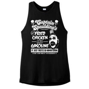 Funny Captain Spaulding's Fried Chicken And Gasoline Ladies PosiCharge Tri-Blend Wicking Tank