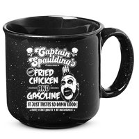 Funny Captain Spaulding's Fried Chicken And Gasoline 15oz Campfire Ceramic Mug
