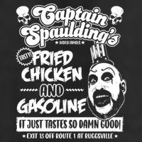 Funny Captain Spaulding's Fried Chicken And Gasoline 15oz Campfire Ceramic Mug