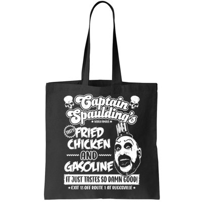 Funny Captain Spaulding's Fried Chicken And Gasoline Bag