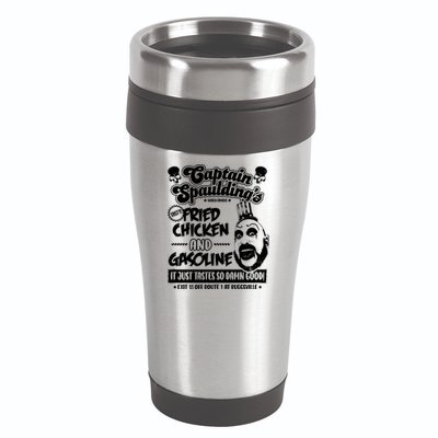 Funny Captain Spaulding's Fried Chicken And Gasoline 16oz Travel Tumbler