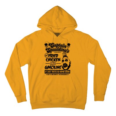 Funny Captain Spaulding's Fried Chicken And Gasoline Hoodie