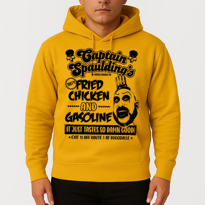 Funny Captain Spaulding's Fried Chicken And Gasoline Hoodie