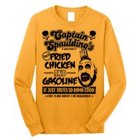 Funny Captain Spaulding's Fried Chicken And Gasoline Long Sleeve Shirt