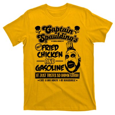 Funny Captain Spaulding's Fried Chicken And Gasoline T-Shirt