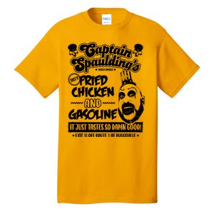 Funny Captain Spaulding's Fried Chicken And Gasoline Tall T-Shirt