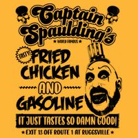 Funny Captain Spaulding's Fried Chicken And Gasoline Pom Pom 12in Knit Beanie