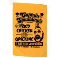 Funny Captain Spaulding's Fried Chicken And Gasoline Golf Towel