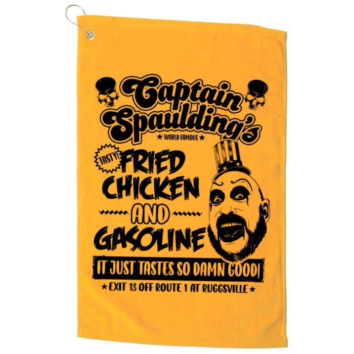 Funny Captain Spaulding's Fried Chicken And Gasoline Golf Towel