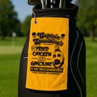 Funny Captain Spaulding's Fried Chicken And Gasoline Golf Towel