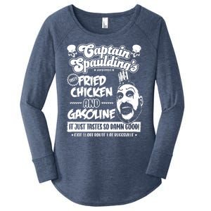 Funny Captain Spaulding's Fried Chicken And Gasoline Women's Perfect Tri Tunic Long Sleeve Shirt