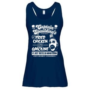 Funny Captain Spaulding's Fried Chicken And Gasoline Ladies Essential Flowy Tank