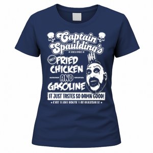 Funny Captain Spaulding's Fried Chicken And Gasoline Women's T-Shirt