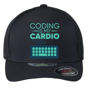 Funny Coding Software Engineer Design Coder Flexfit Unipanel Trucker Cap