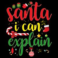 Funny Christmas Santa I Can Explain Impact Tech Backpack
